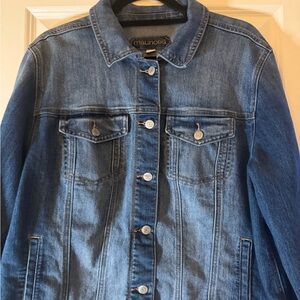 Maurices Classic Indigo Trucker Jean Jacket retro 90s Y2K Layering